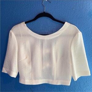 Elegant White Women's Top